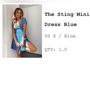 Princess Polly “The Sting Mini Dress”